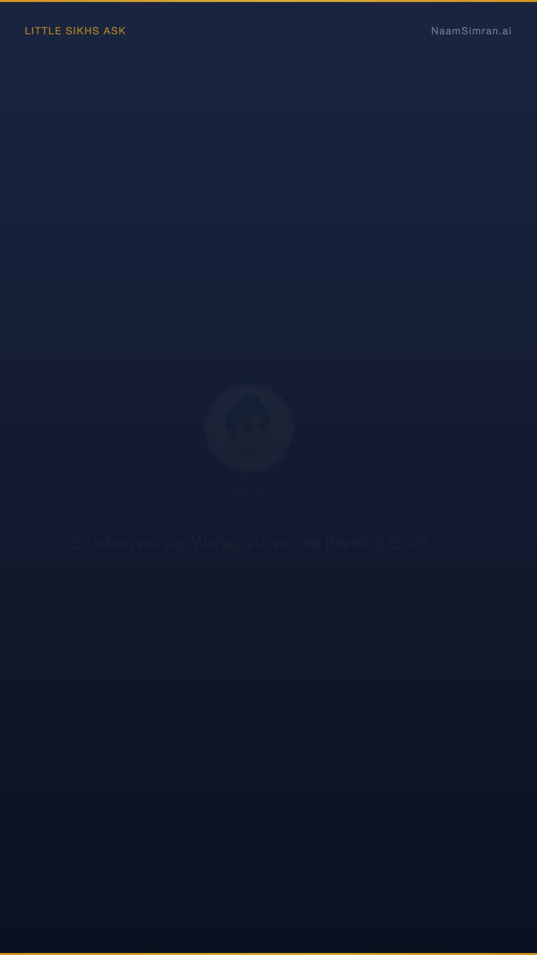 What does Waheguru mean?